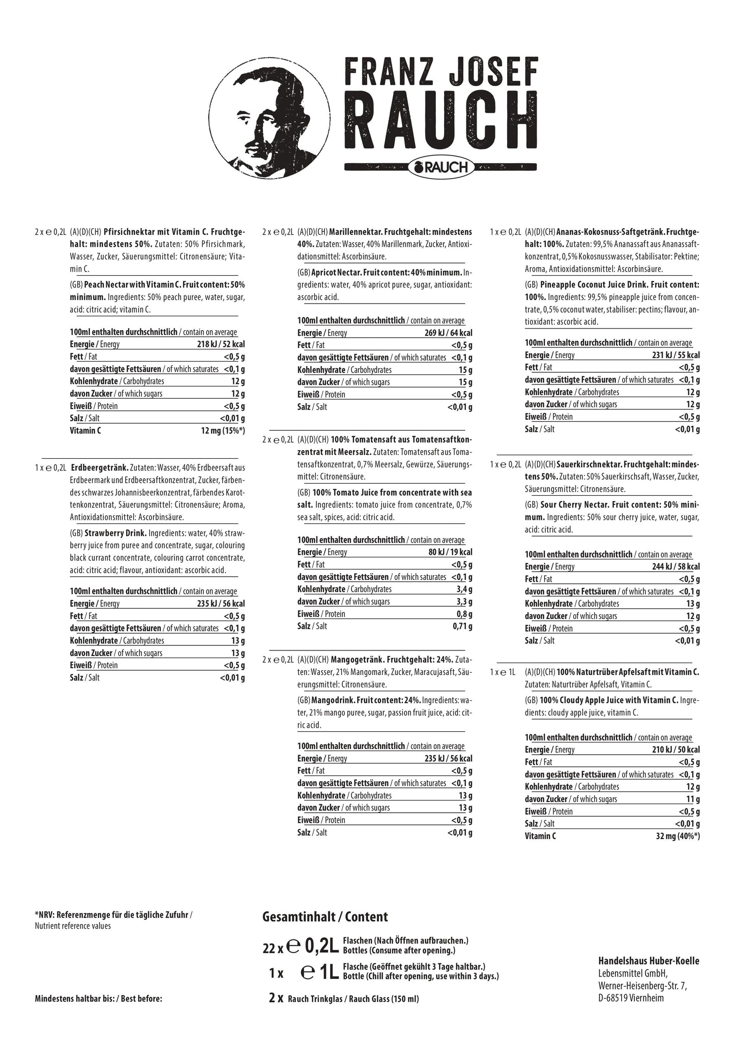 Franz Josef Rauch Adventskalender 2025